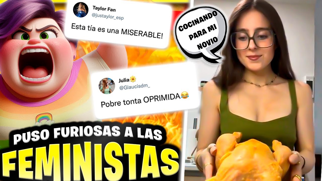🤣 FEMlNlSTAS LLORAN porque esta chica le hizo de comer a su novio 🤣