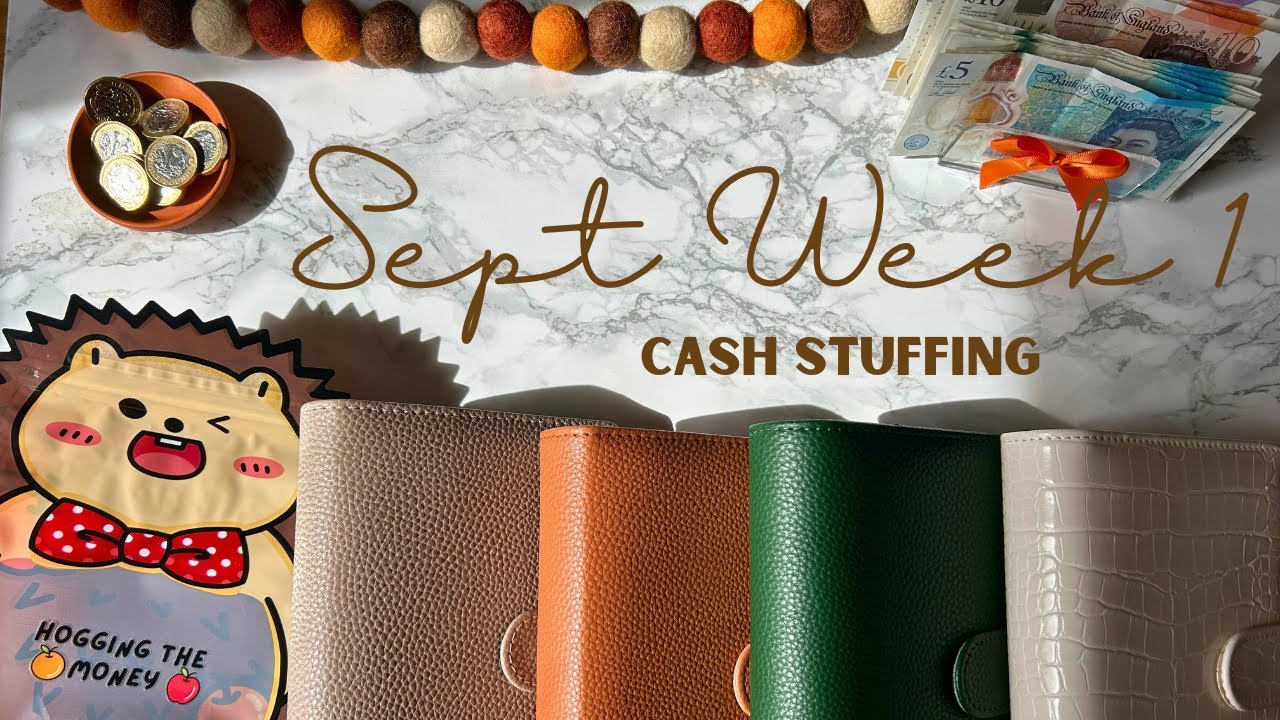 SEPT WEEK 1 | CASH STUFFING SINKING FUNDS & SAVINGS CHALLENGES | UK WEEKLY | AUTUMN BINDERS