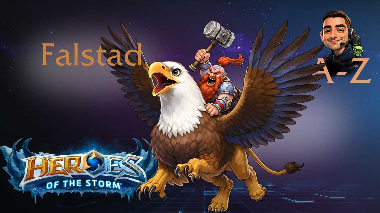 FALSTAD GAMEPLAY #19 (TEMOS QUE VOAR LIGEIRO) - Heroes of the Storm de A-Z