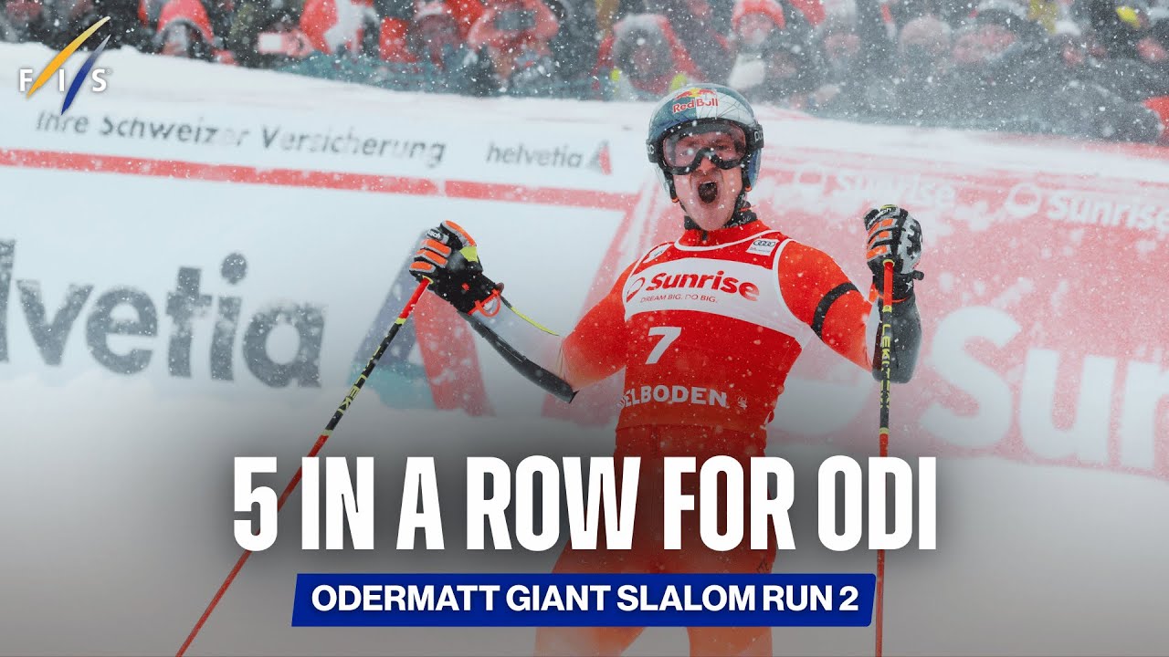 Odermatt 🇨🇭 Winning Run in Adelboden | FIS Alpine