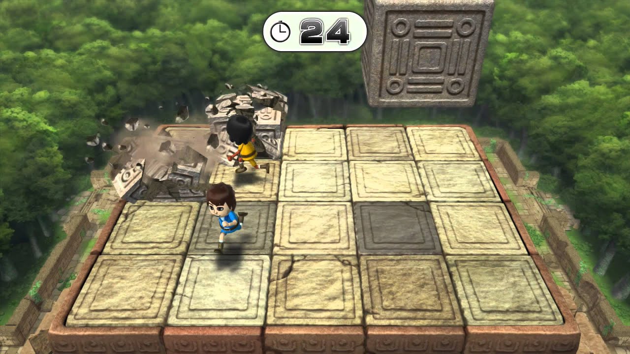Wii Party U Minigame Showcase - Zig Zaggurat (1 vs Rivals)