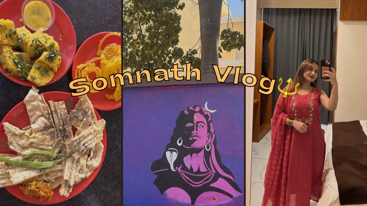 Budget Hotel Room tour in Somnath | Kathiyawadi Thali | Somnath Gujarat famous shopping market tour 