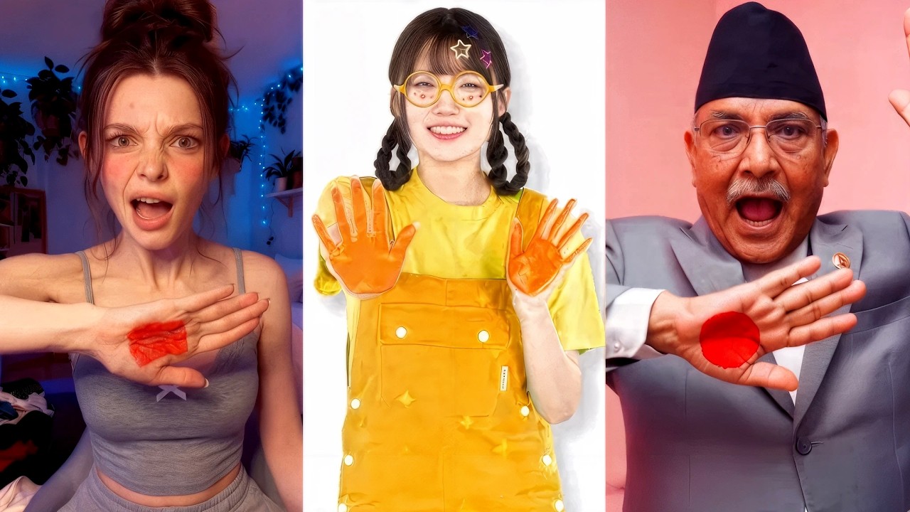 Color Mix Trend TikTok - Aka Kiro Aka Shiro Challenge (Color Mixing) | Viral Trend - Goodtok