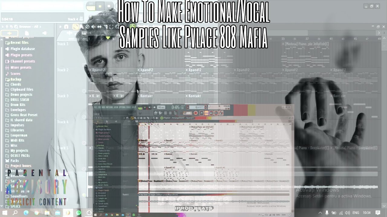 How To Make Emotional/Vocal Samples Like Pvlace 808 Mafia/Sample BreakDown/FL Studio 20