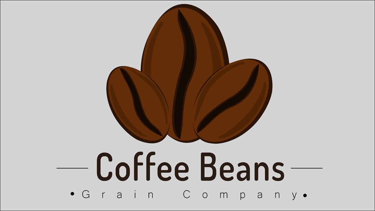 Adobe illustrator 2019 - How to create a Coffee Beans Logo Design #1