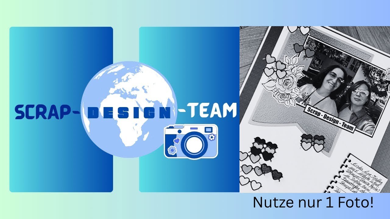 Scrap-Design-Team 💚Herausforderung: Nur 1 Foto auf dem Layout 💚 Sonnenbrillen-Alarm 😉 Stampin‘ Up!