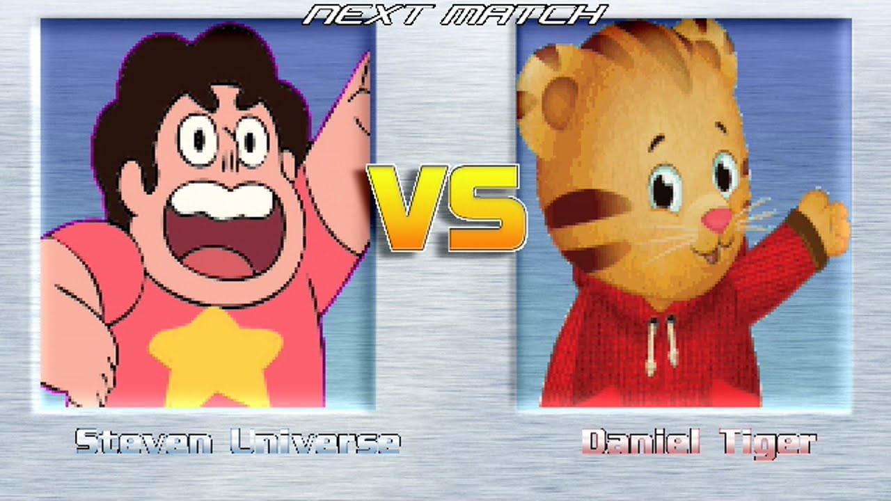 M.U.G.E.N BATTLES | Steven Universe vs Daniel Tiger | Steven Universe vs Daniel Tiger's Neighborhood