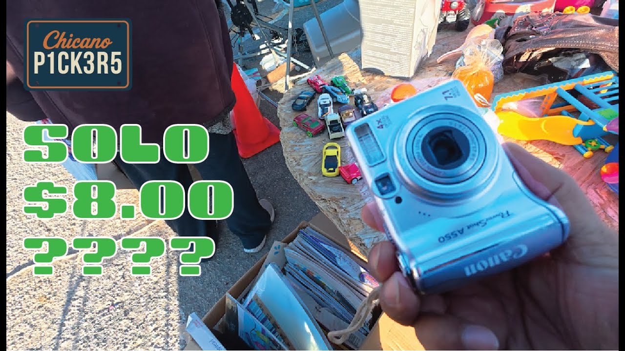 Fui a un Tianguis en El Paso y Vendí una Cámara de $8 en $84