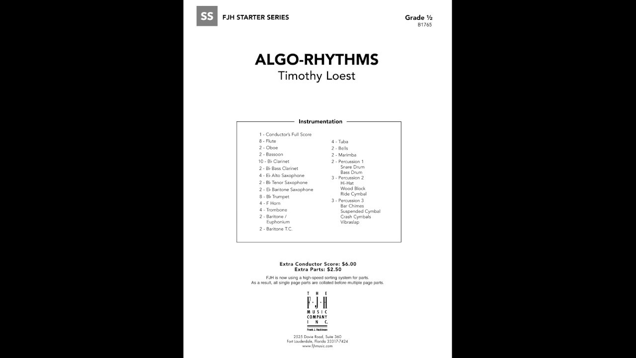 Algo-Rhythms | Timothy Loest