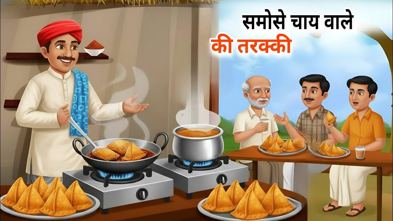 Chai Samosa Wale Ki Tarakki | चाय और समोसे वाले की तरक्की कैसे हुई? | Hindi Moral Story