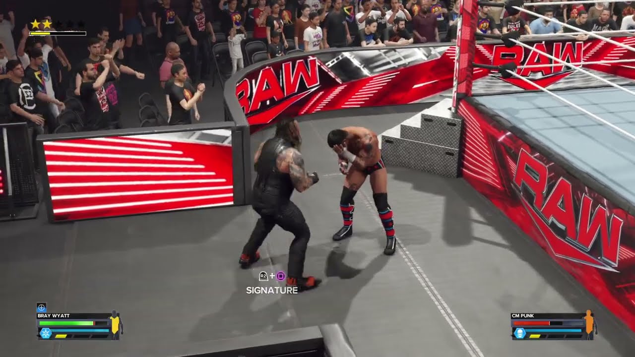 WWE 2K24 Bray Wyatt vs C.M Punk