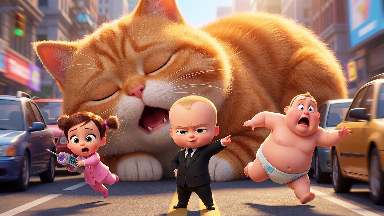 City Collapse: One Moment Turns the Street Into Chaos! 💥🏙️ | Funny Boss Baby Animation