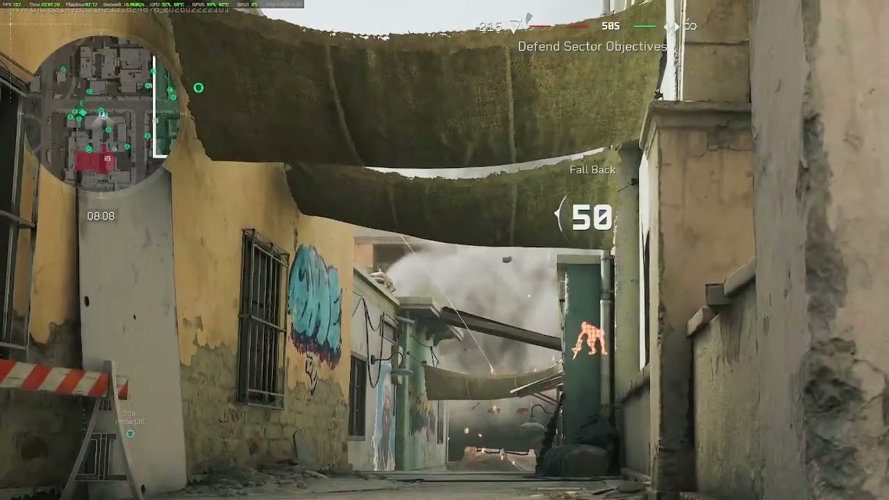 Playing some Delta force for the win.