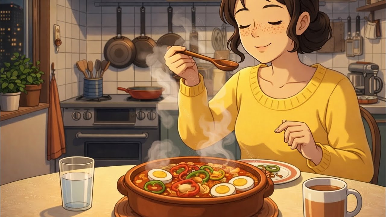 A Calm Week at Home | Slow Living, Cozy Cooking & Gentle Sounds | Ghibli-Inspired ASMR