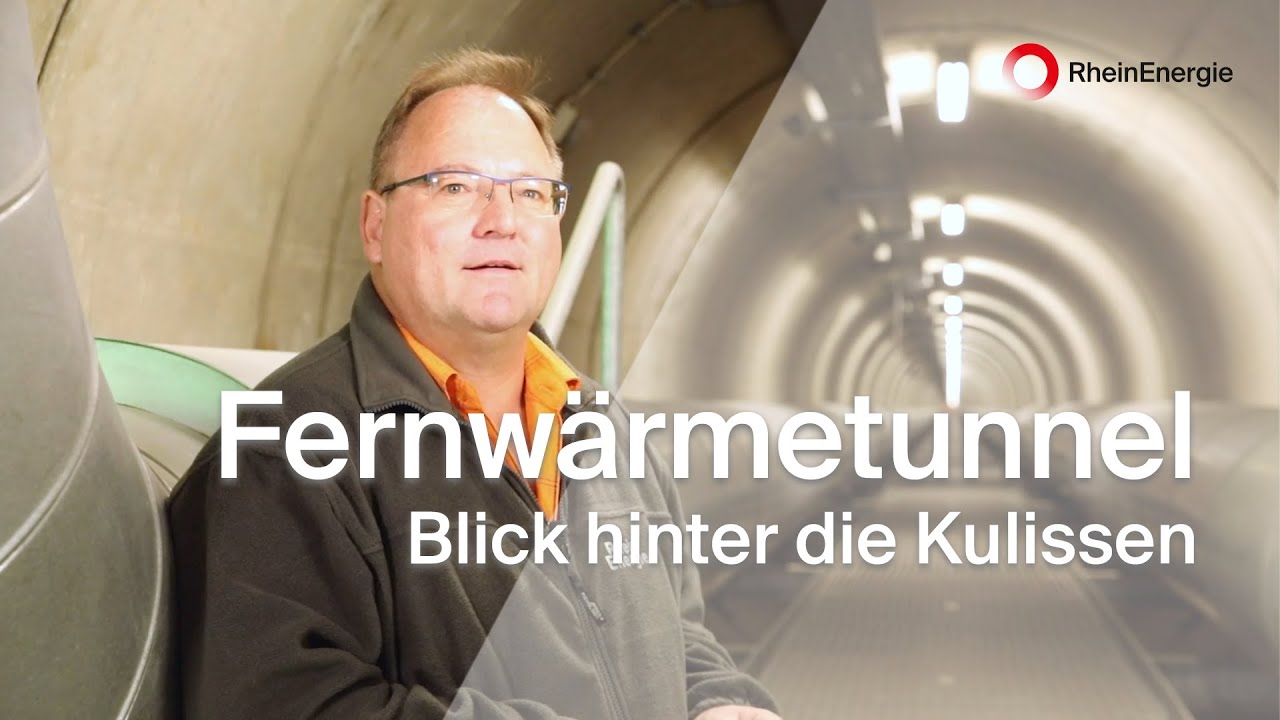 Fernwärmetunnel - Blick hinter die Kulissen