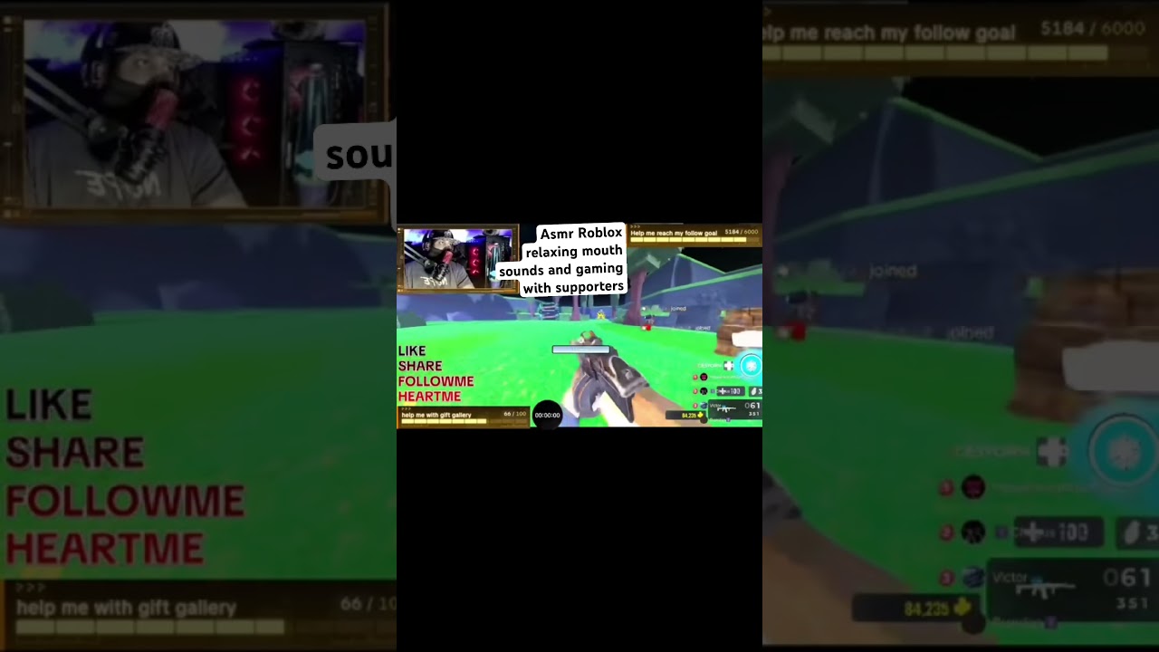 Asmr Roblox with mouth sounds #oneilasmr #explore #robloxshorts #fypp #asmrgaming #asmrrelaxation