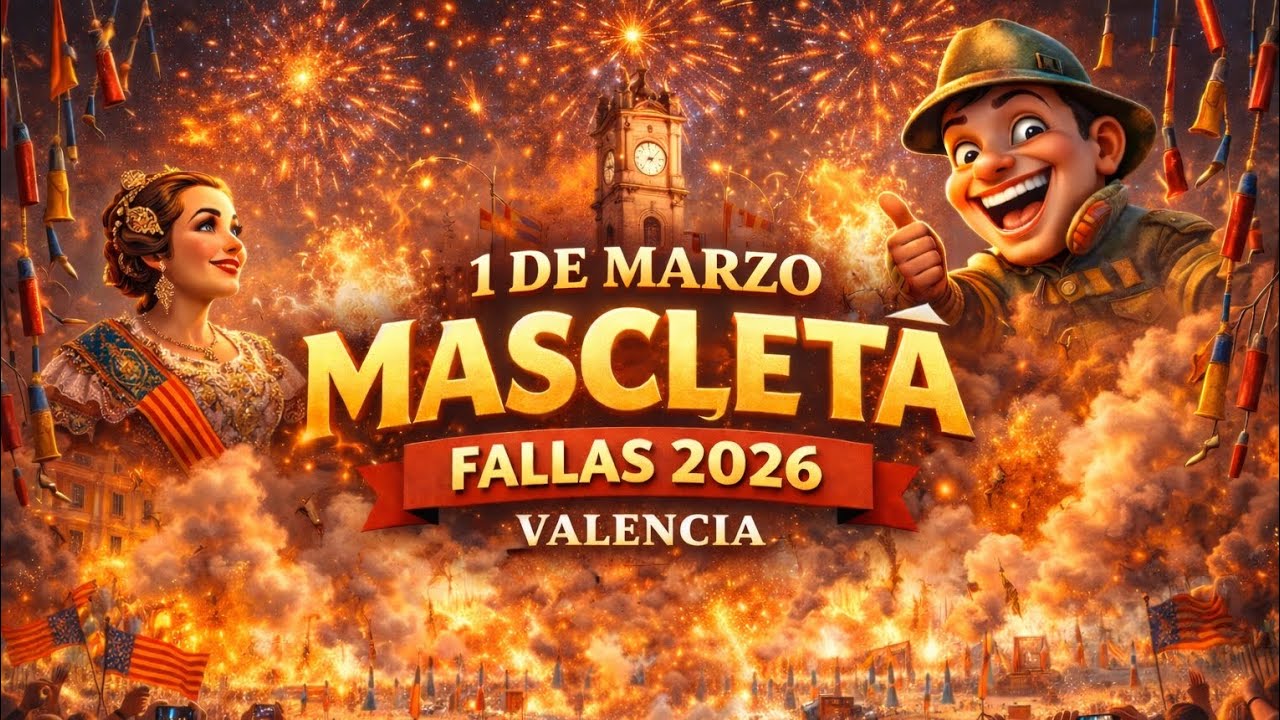 MASCLETÀ 1 DE MARZO | FALLAS 2026 | VALENCIA