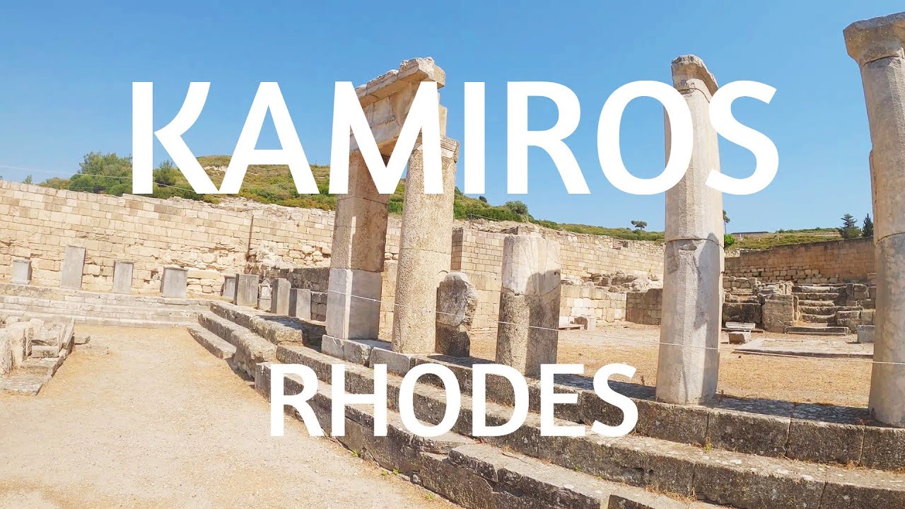 Atrakcje Rodos |  Starożytne miasto Kamiros &ndash; Grecja 4K