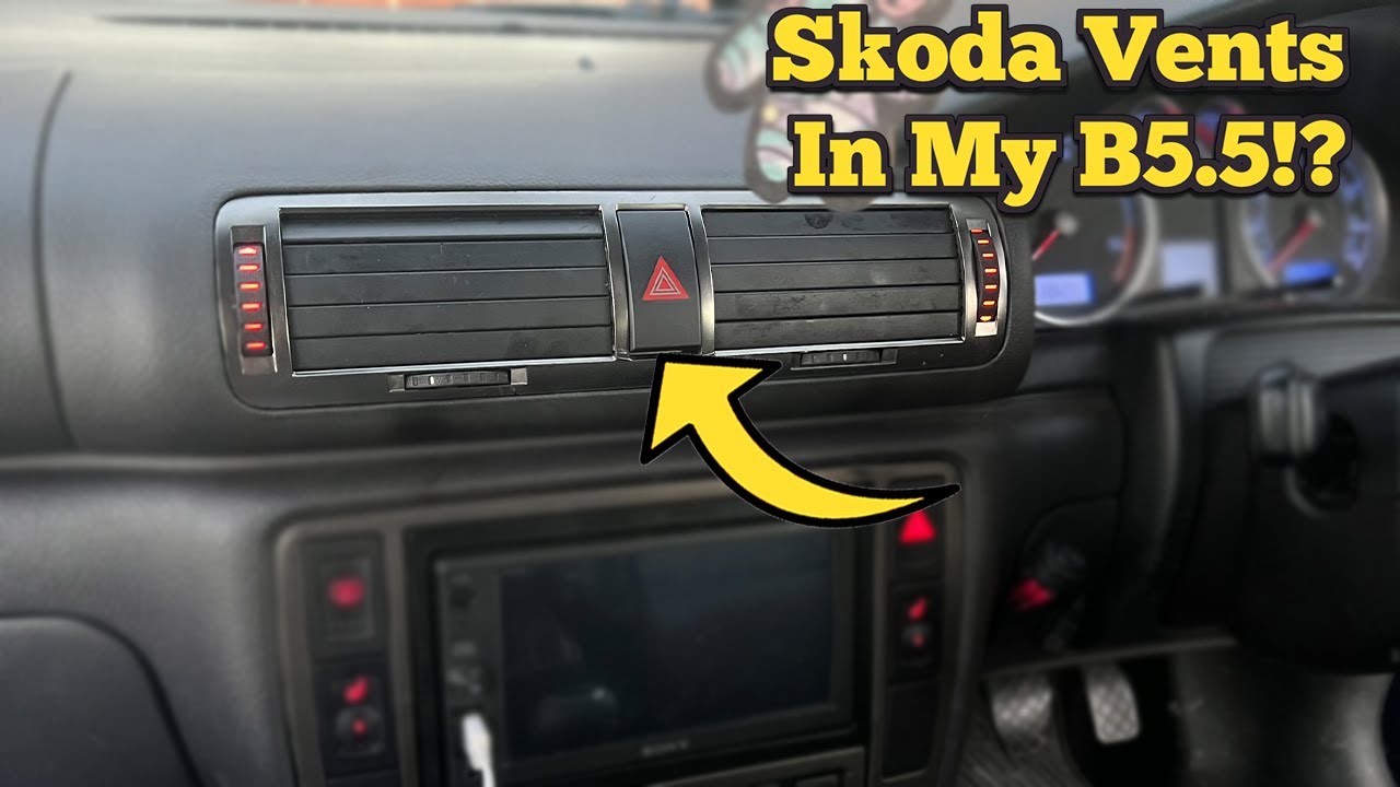 Installing Skoda Superb Vents In My Passat B5 5