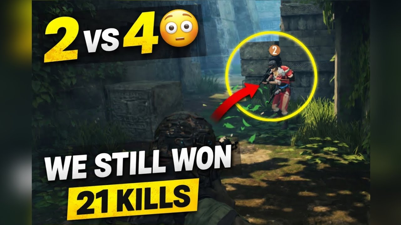 2 vs 4… And We Still Won 😳 | 21 Kills Ruins TDM Domination #pubgmobile #mobilegaming #progameplay 