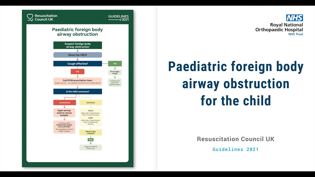 Paediatric Foreign Body Airway Obstruction for the child