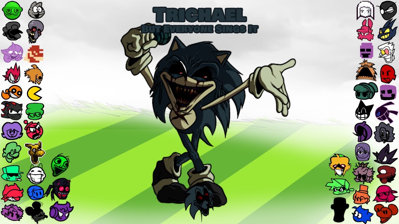 NEW YEAR SPECIAL - TRICHAEL but everyone sings it ! - FNF Hit Single BETADCIU