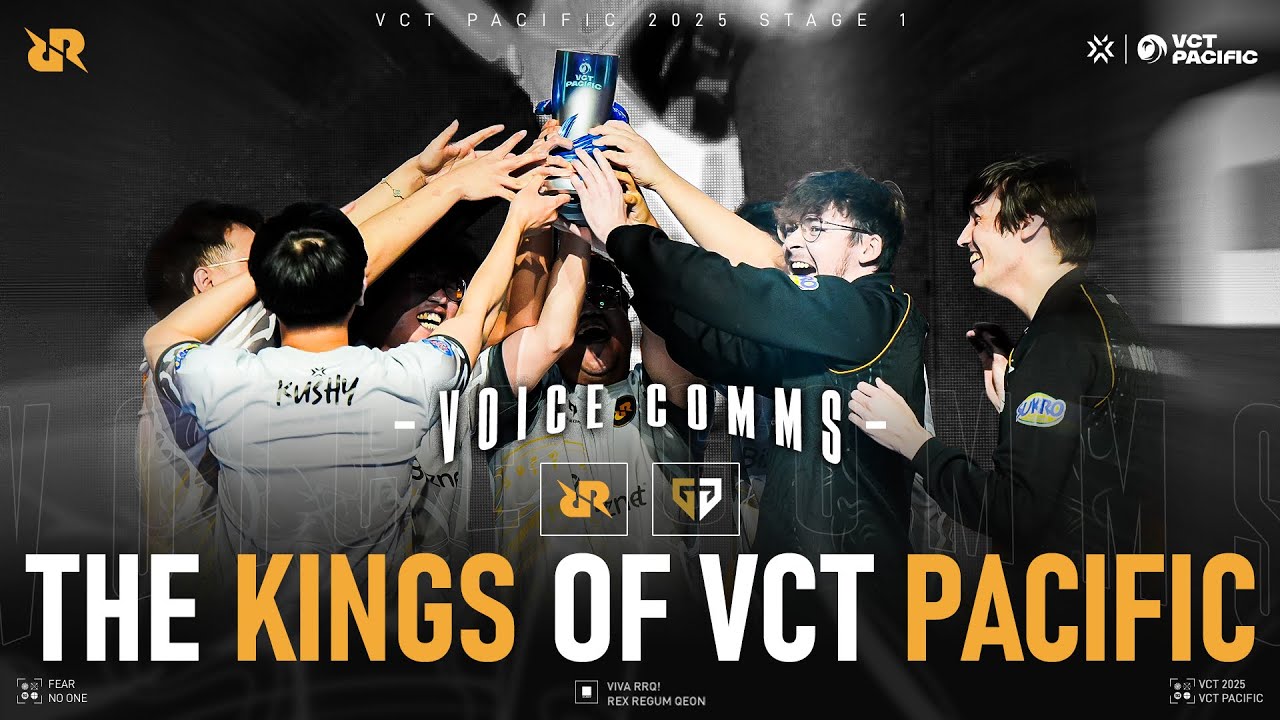 THE PACIFIC KINGS – GRAND FINAL VOICE COMMS | RRQ VS GENG | VCT Pacific Stage 1 2025