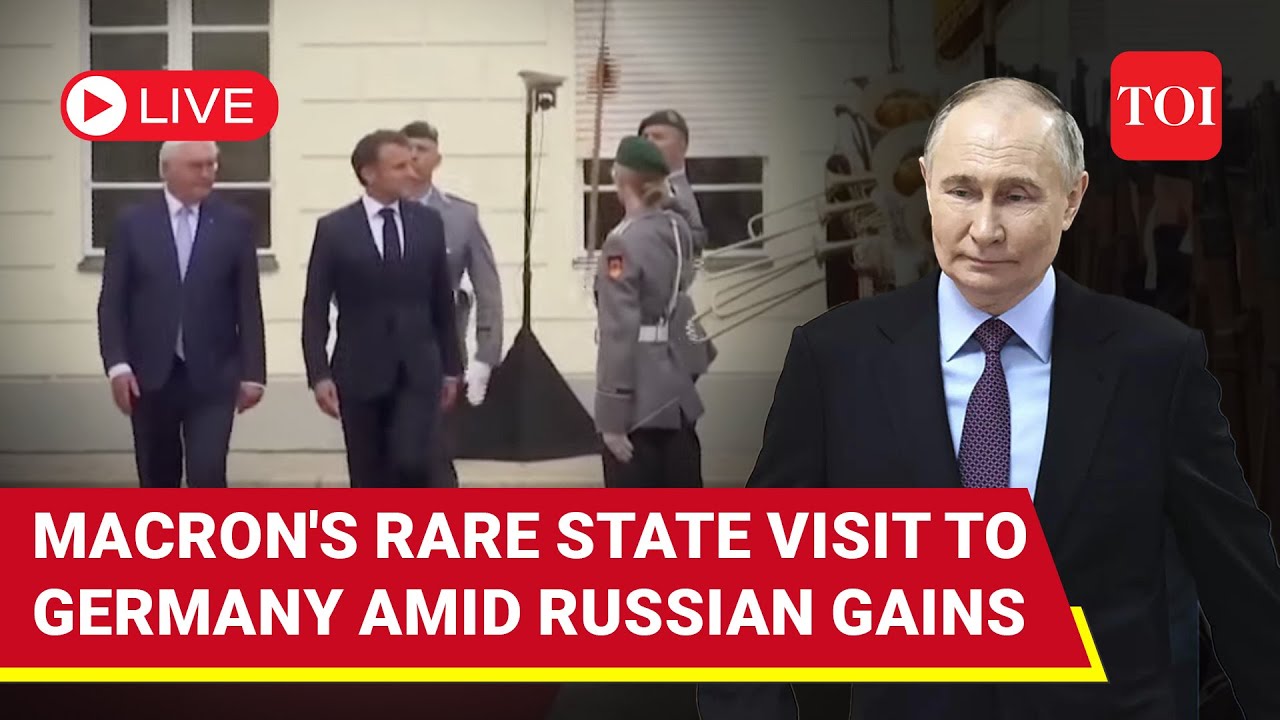 LIVE | Macron Makes Rare State Visit To Germany; NATO Nations Hold Meet Amid Russian Gains