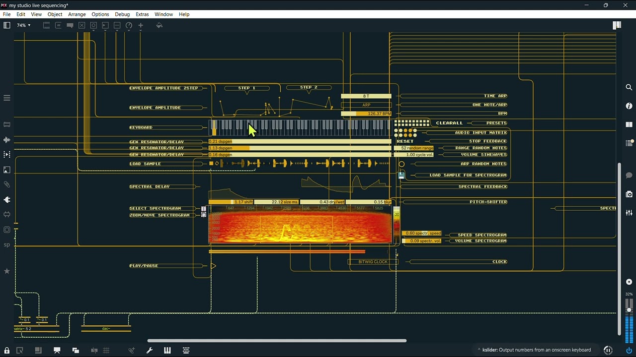 raw algorythmic beat [maxmsp]