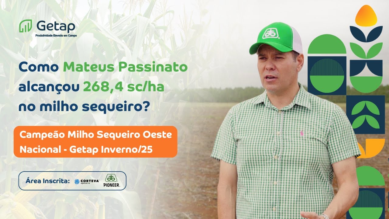 Visita Técnica | Mateus Passinatto – Campeão Milho Sequeiro Oeste Nacional Concurso GETAP Inverno/25