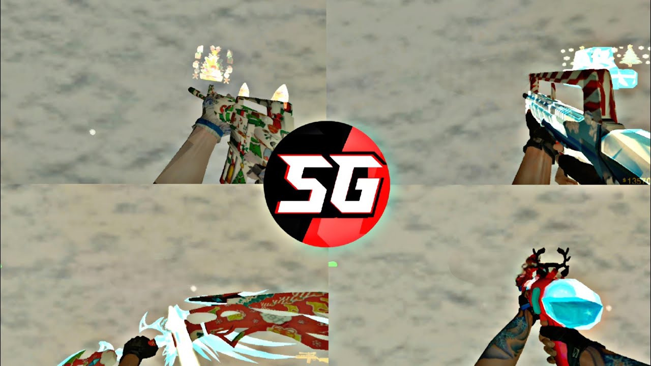 Counter Strike 1.6:Weapons skins Pack |#37|XMAS PACK 3| download link.