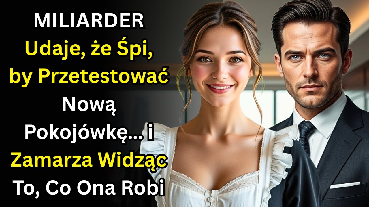 MILIARDER Udaje, że Śpi, by Przetestować Nową Pokojówkę… i Zamarza Widząc To, Co Ona Robi