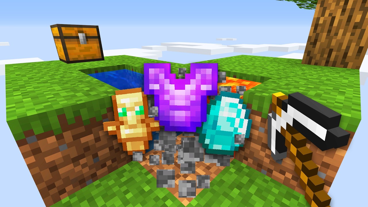 Minecraft Skyblock, but Every Drop is Random&hellip;