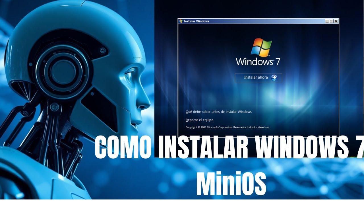 Como descargar e instalar Windows 7 MiniOS V2023.01 | Para equipos antiguos | WINDOWS 7 Lite 2025 ✅