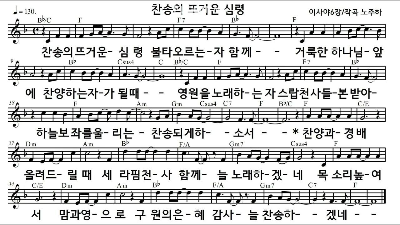 성령의노래들(spiritual songs)시리즈(78). 이사야6장. 찬송의 뜨거운 심령. 작곡 노주하. singers 노주하, 김정하, 노상균. 이사야서를 노래로. 찬양산교회.
