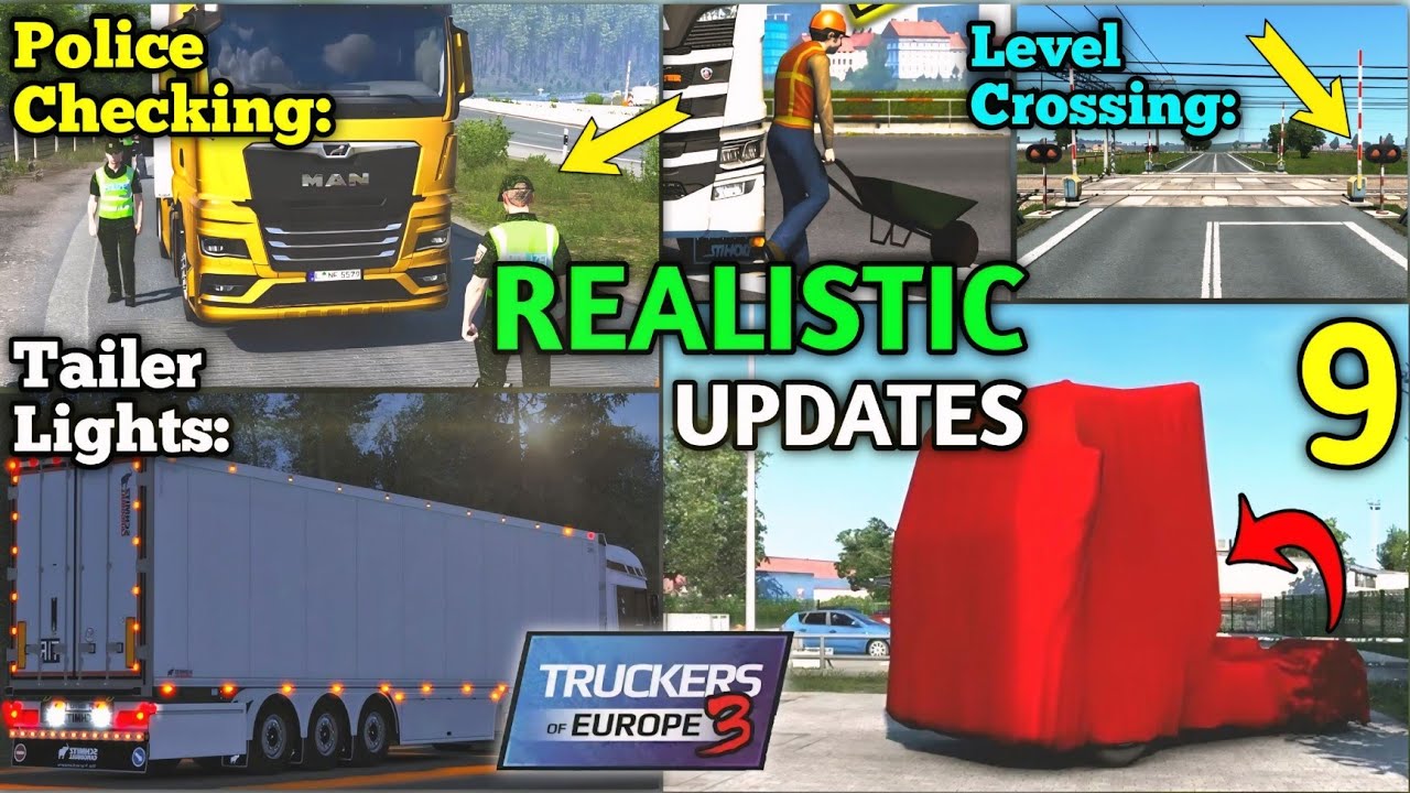 🚚9 Realistic Features players wants in Truckers Of Europe 3 (TOE 3) | Wanda Software 🏕️ | Truck Game