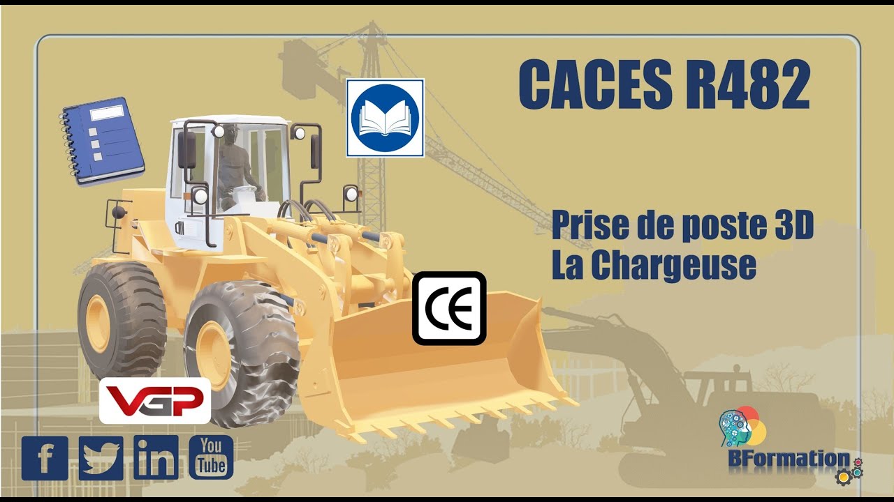 Prise de poste 3D CACES R482 Cat C1 La Chargeuse