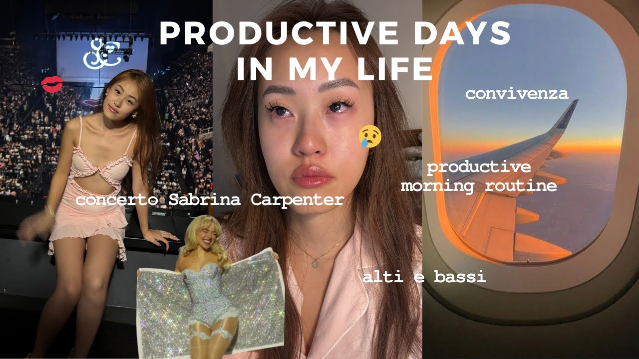 VLOG: productive days in my life, morning routine, reset day, concerto Sabrina Carpenter a Toronto!