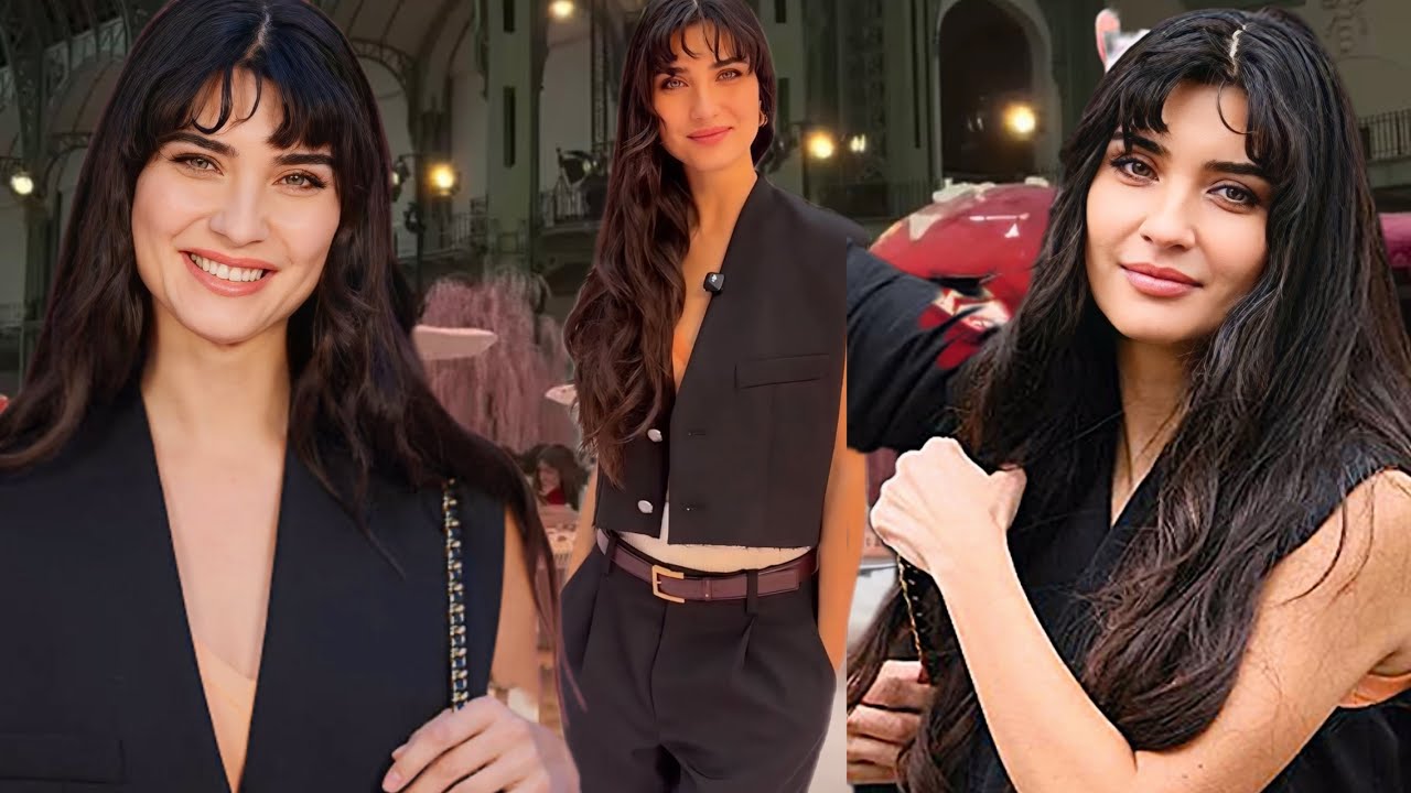 Gorgeous Tuba Büyüküstün✨Chanel.Paris Fashion Week  