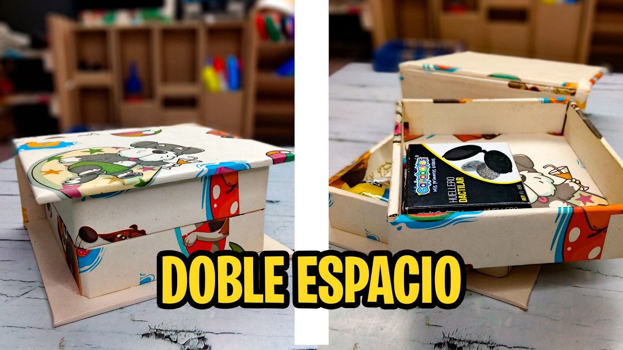 Una caja, dos organizadores | Hazlo tú mismo con cartón