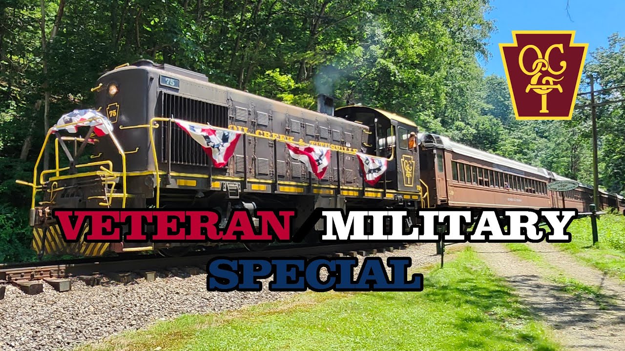 Oil Creek & Titusville Railroad Veteran/Military Special 2025