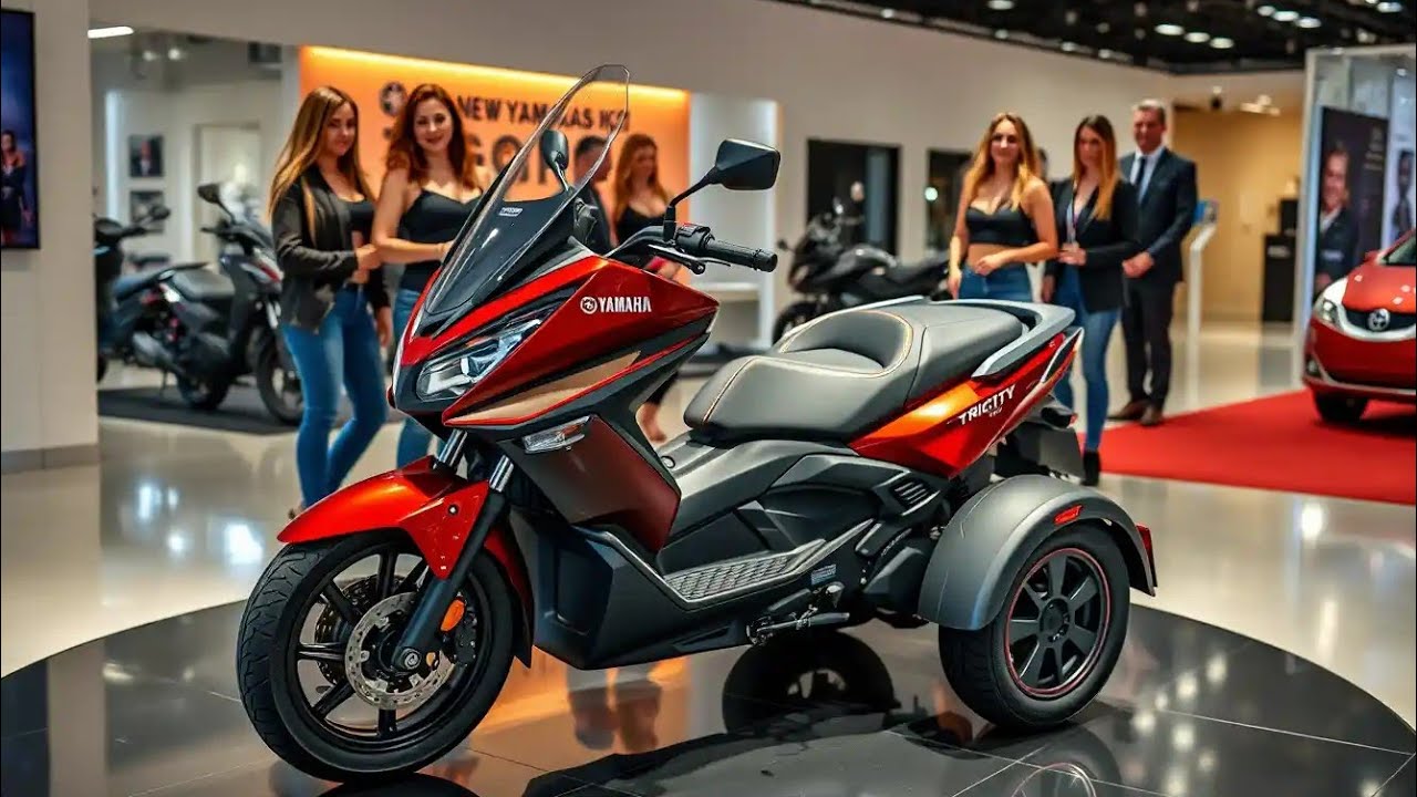 Новинка 2025 года Yamaha Tricity 300 — наконец-то запущена в производство!!!