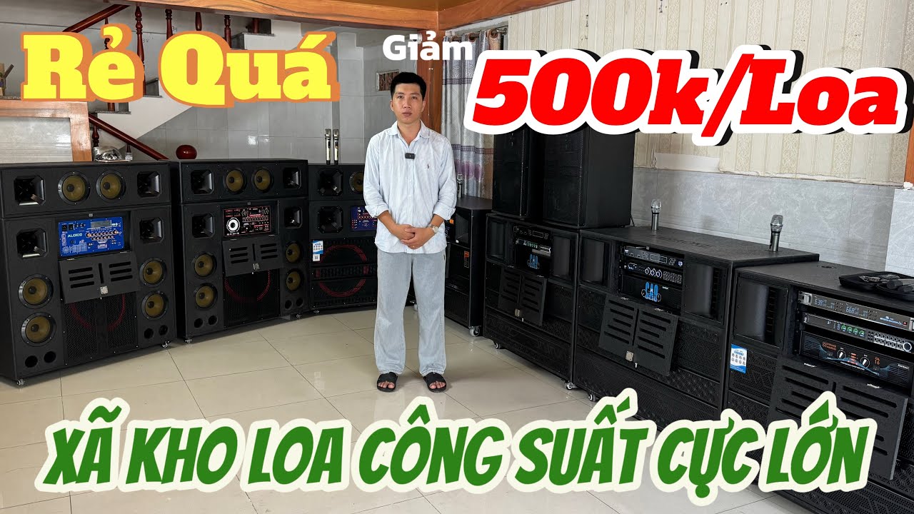 🔥GIẢM GIÁ CỰC KÌ RẺ 500K/Loa - LOA ĐIỆN CÔNG SUẤT LỚN🔥 GIÁ RẺ CHƯA TỪNG CÓ ⚡️ CHỐT ĐƠN 👍 #loadien 