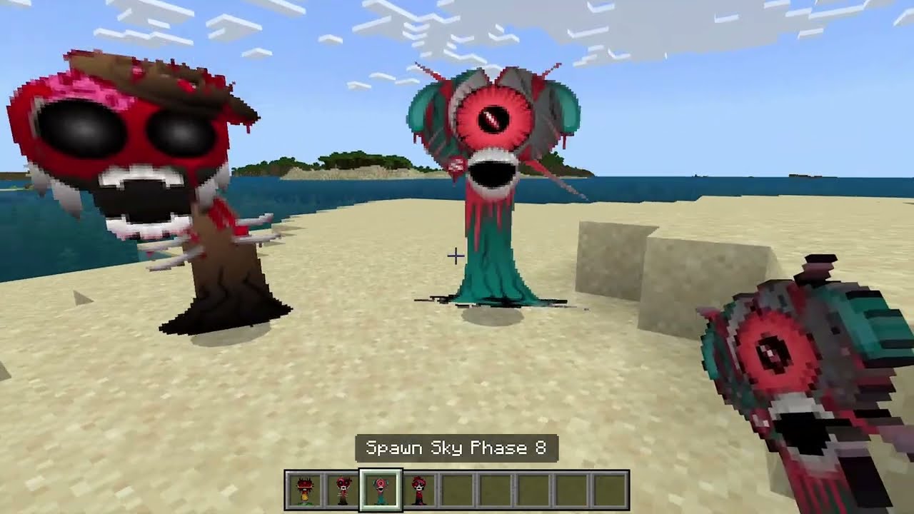 The Dwellers x Incredibox Sprunki Phase 8 ADDON in Minecraft PE