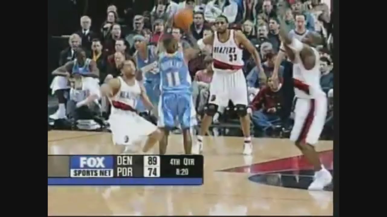 Earl Boykins 16 Points @ Trail Blazers, 2003-04.