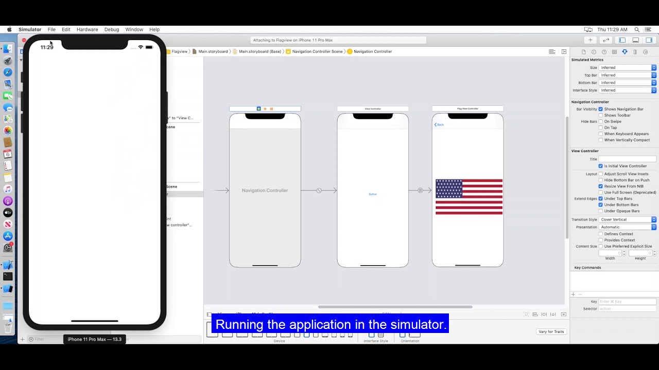 How to change landscape orientation mode in a ViewController with Navigation Controller in Xcode.