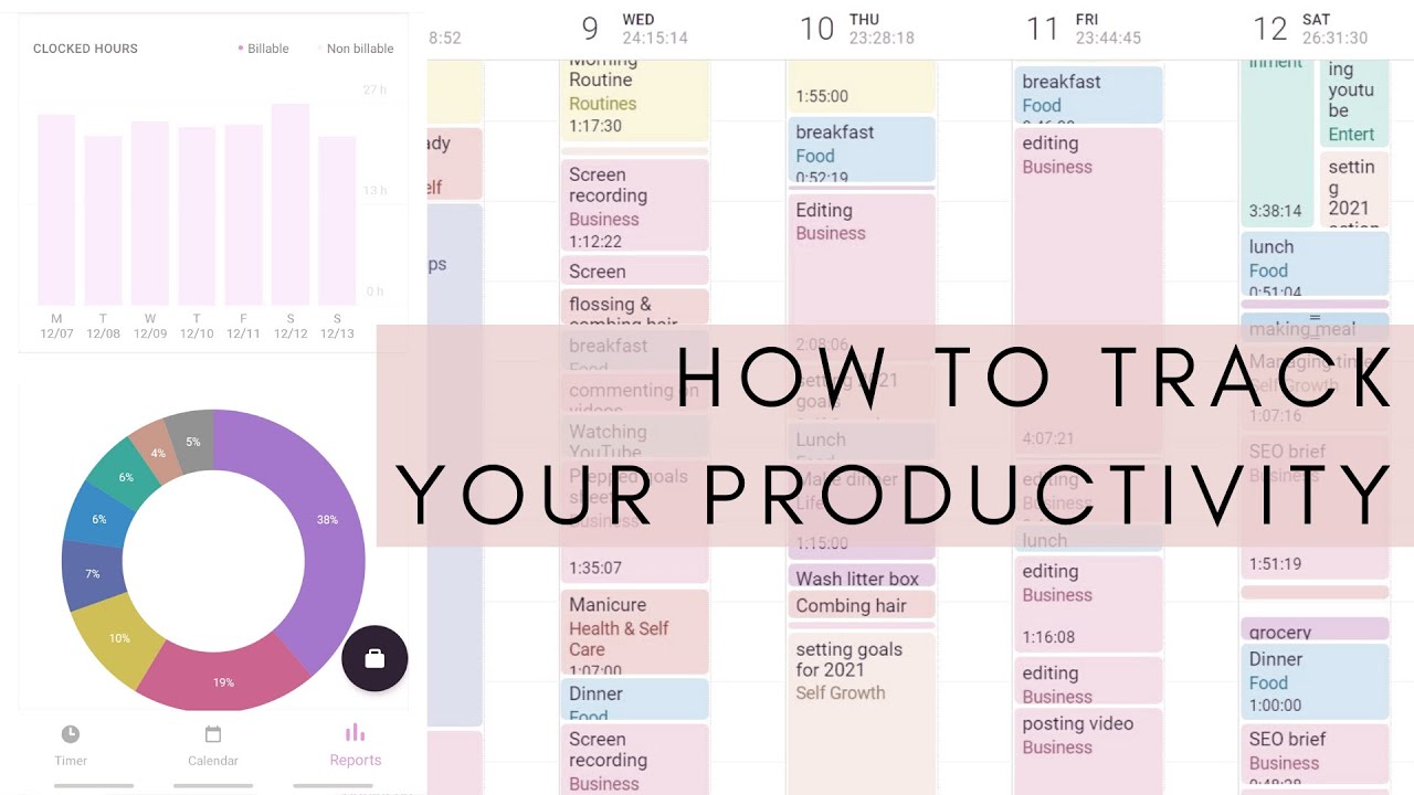 How To Make Time For EVERYTHING (Time Tracking & Planning Tips)