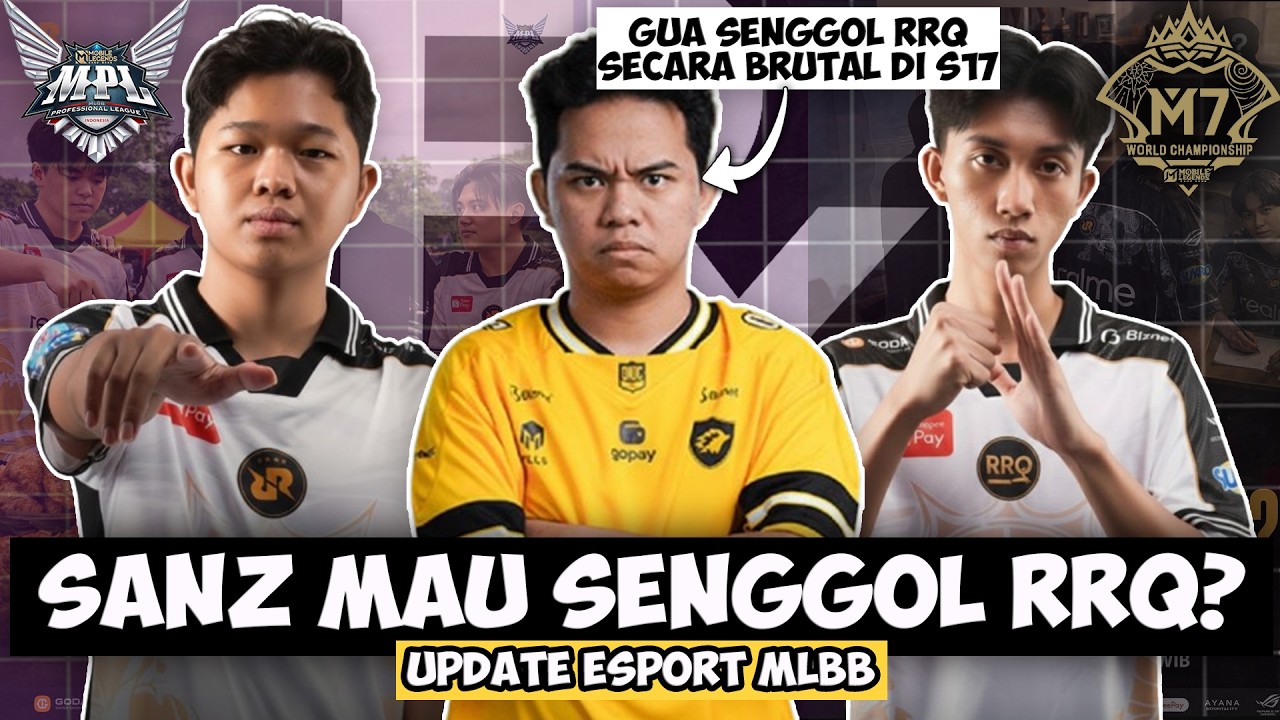 SANZ BAKAL SENGGOL RRQ SECARA BRUTAL DI MPL ID SEASON 17??! HASIL SCRIM TERBARU ONIC | UPDATE MLBB
