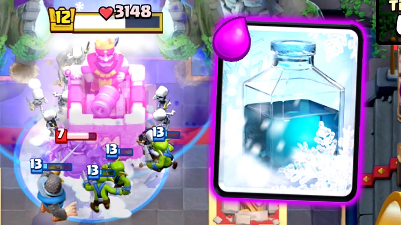 Clash Royale - NEW DECK! Deadly Graveyard Freeze