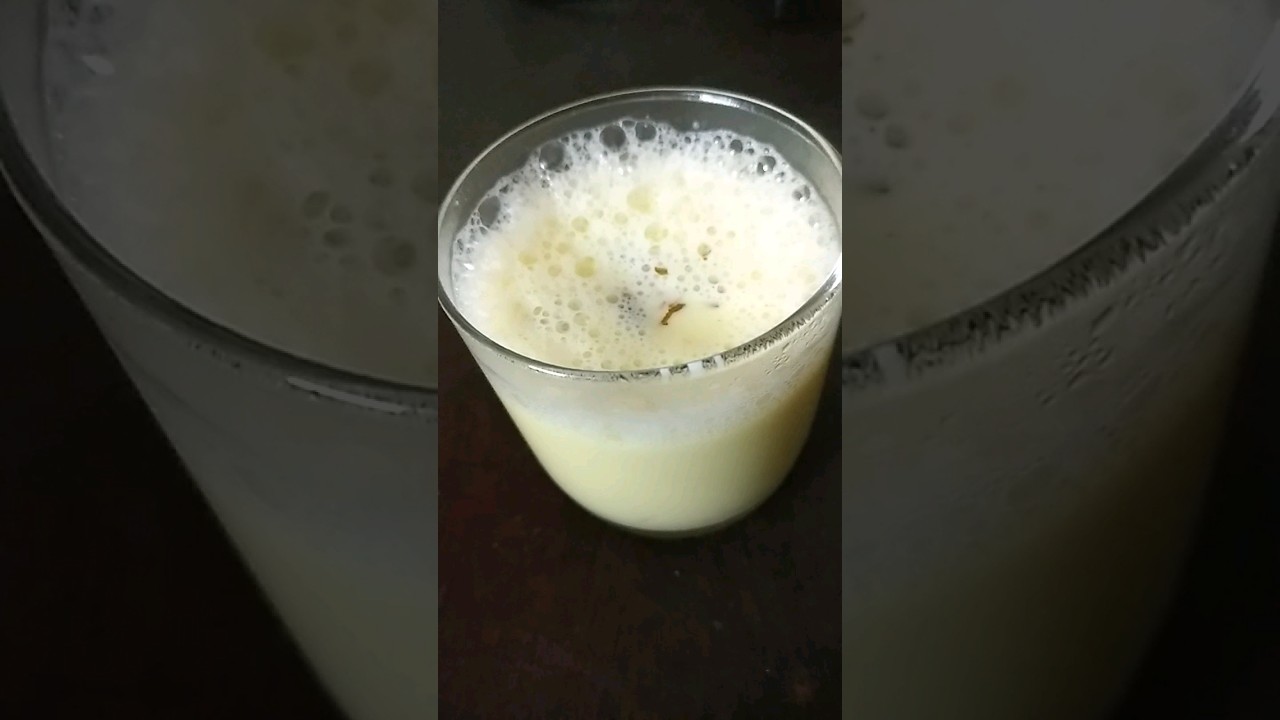Kesar Badam Milk Recipe - Saffron Milk #shorts #youtubeshorts #saffron #milk